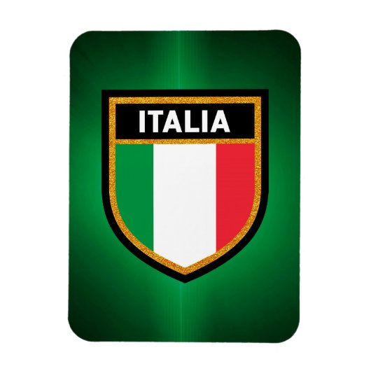 Italia Flag Magneet (Verticaal)