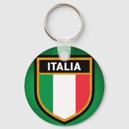 Italia Flag Sleutelhanger