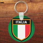 Italia Flag Sleutelhanger (Voorkant)
