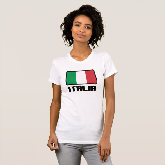 Italia Flag T-shirt (Voorkant volledig)