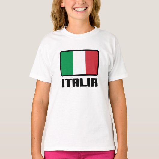 Italia Flag T-shirt (Voorkant)