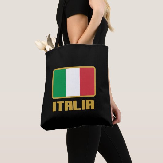 Italia Flag Tote Bag (Dichtbij)
