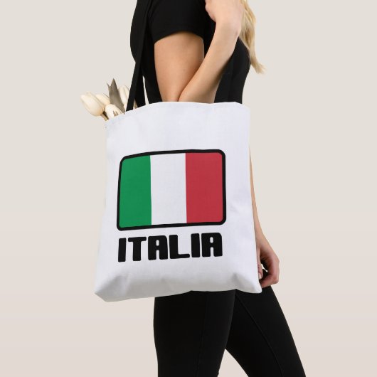 Italia Flag Tote Bag (Dichtbij)