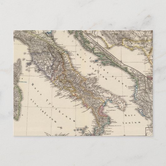 Italia, Gallia cisalpina, Sicilia, Sardinië Briefkaart (Voorkant)