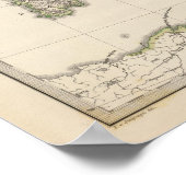 Italia, Gallia cisalpina, Sicilia, Sardinië Poster (Hoek)