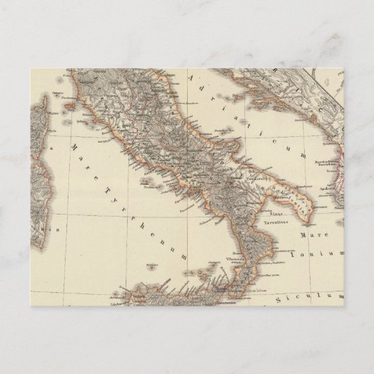 Italia, Gallia citerior, Illyricum, Sicilia Briefkaart (Voorkant)