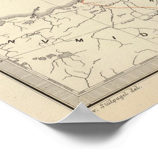 Italia, Gallia citerior, Illyricum, Sicilia Poster (Hoek)