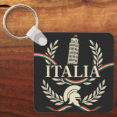 Italia Heritage Crest Sleutelhanger (Voorkant)