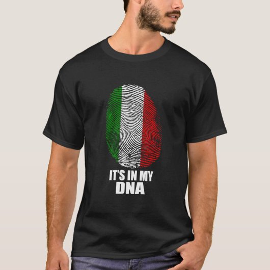Italia Het is mijn DNA T-shirt (Voorkant)