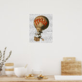 Italia Hot Air Balloon Poster (Keuken)