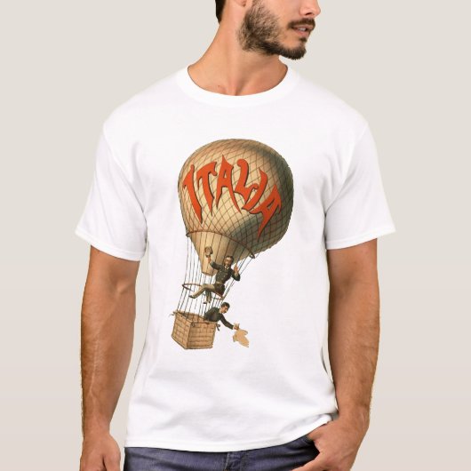 Italia Hot Air Balloon T-shirt (Voorkant)