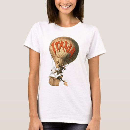 Italia Hot Air Balloon T-shirt (Voorkant)