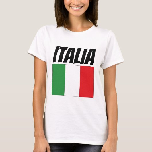ITALIA Italiaanse T-shirts (Voorkant)