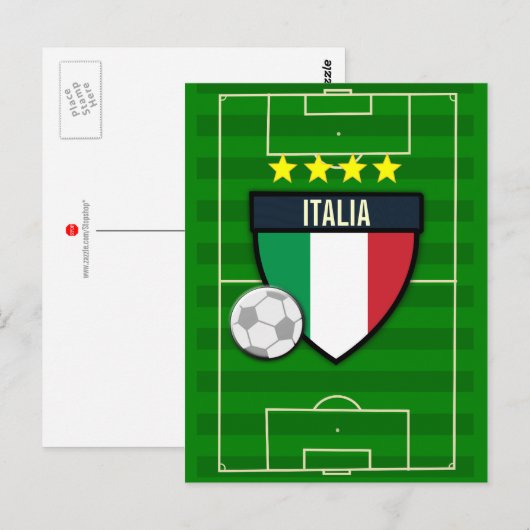 Italia Italië Briefkaart (Voorkant / Achterkant)