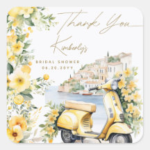 Italia Italië Positano Amalfi Vespa Bruidsfeestje