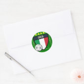 Italia Italië Ronde Sticker (Envelop)