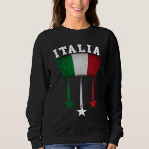 Italia Italië Vlag Embleem Italiaanse Trots Afkoms Trui