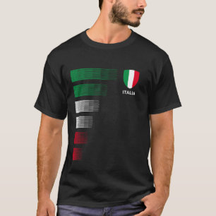 Italia Italië Vlag Emblem - Italiaanse natuurkunde T-shirt