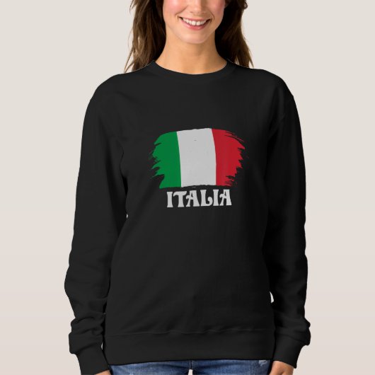 Italia Italy Flag Italian Country Home Pride Trui (Voorkant)