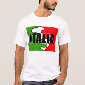 Italia - kaart t-shirt