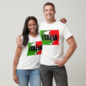 Italia - kaart t-shirt (Unisex)