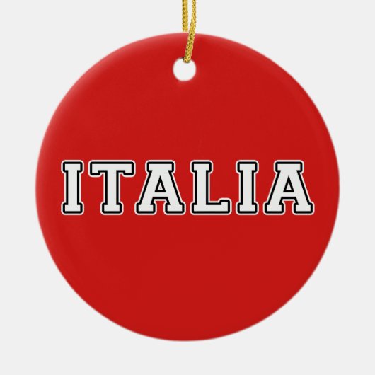 Italia Keramisch Ornament (Voorkant)