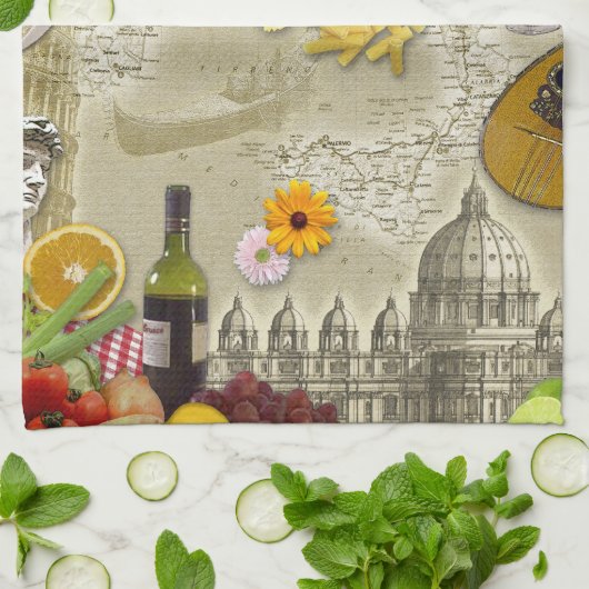 Italia Kitchen Towel Theedoek (Gevouwen)
