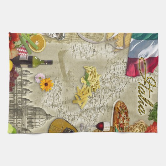 Italia Kitchen Towel Theedoek (Horizontaal)