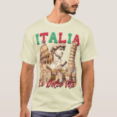 Italia La Dolce Vita T-shirt (Voorkant)