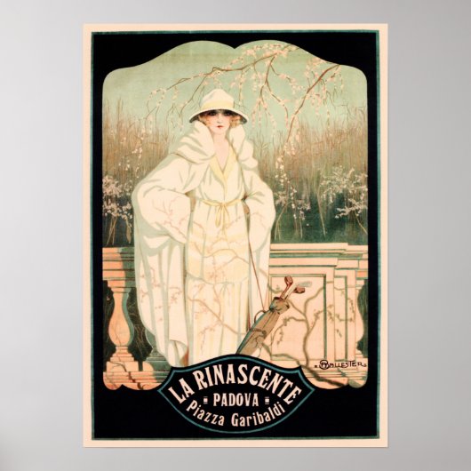 Italia LA RINASCENTE Padova Poster (Voorkant)