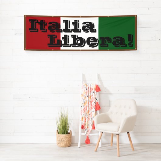Italia Libera Spandoek (Insitu)