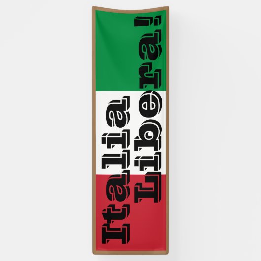 Italia Libera Spandoek (Verticaal)