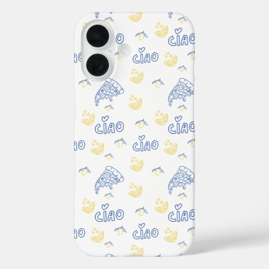 Italia Liefhebber – Ciao Italiaanse Sfeer Case-Mate iPhone Case (Achterkant)
