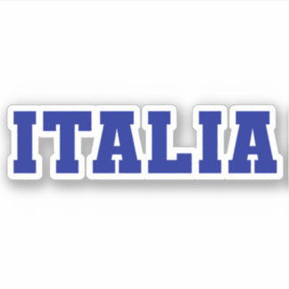 Italia Logo Sticker