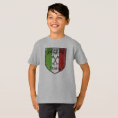Italia Medieval Crest Kinder T-Shirt (Voorkant volledig)