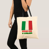 Italia Met de vlag van Italië Tote Bag (Voorkant (product))