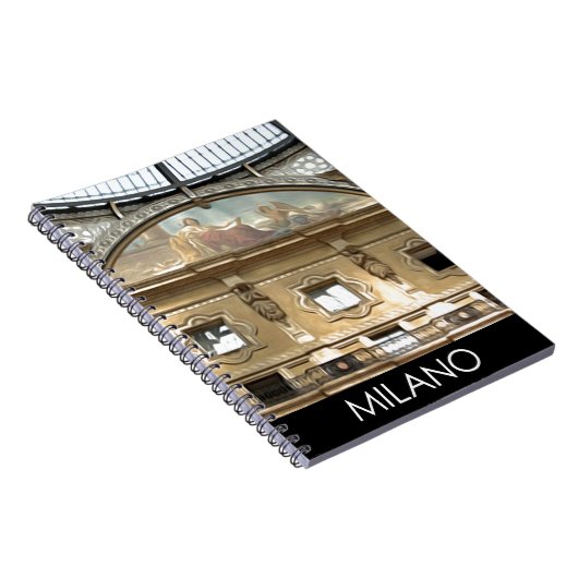 ITALIA MILANO NOTITIEBOEK (Rechterzijde)