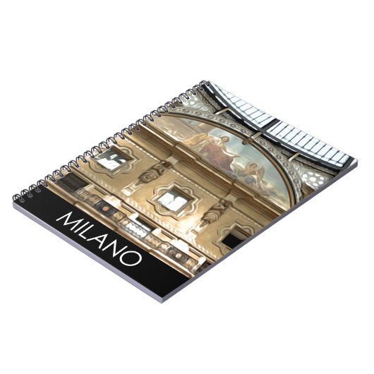 ITALIA MILANO NOTITIEBOEK (Linkerzijde)