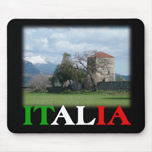 Italia mousepad muismat (Voorkant)