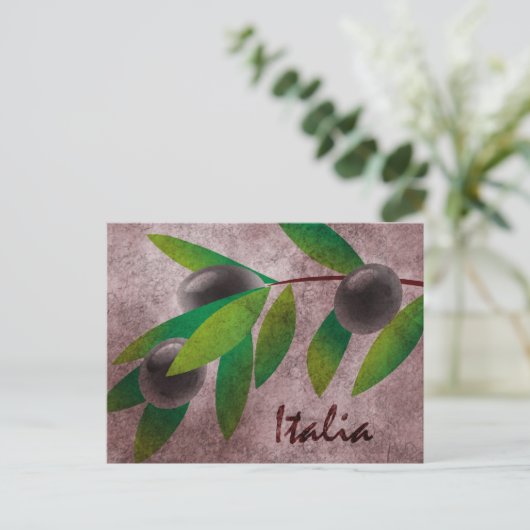 Italia Olives Briefkaart (Staand voorkant)
