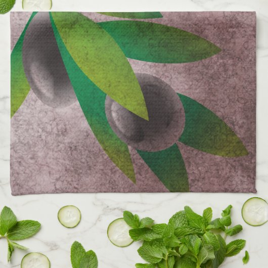 Italia Oliving Theedoek (Gevouwen)