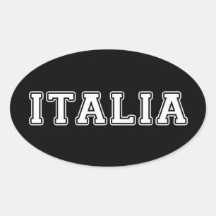 Italia Ovale Sticker