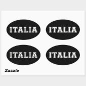 Italia Ovale Sticker (Vel)