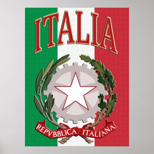 Italia Poster (Voorkant)