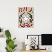Italia Poster Print (Thuiskantoor)