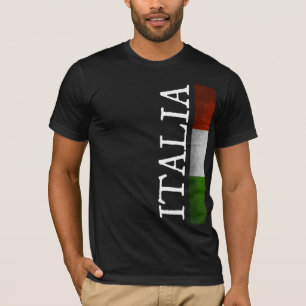 Italia Pride I Love Italy Tricolore Italiaanse vla T-shirt