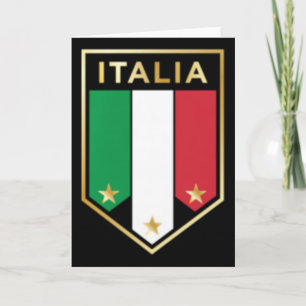 Italia Print - Trots Italiaan - Italiaans Voetbals Kaart