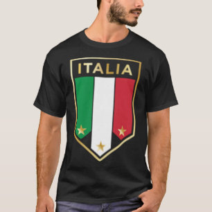 Italia Print - Trots Italiaan - Italiaans Voetbals T-shirt