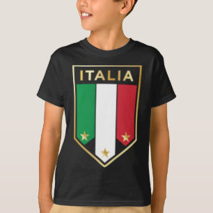 Italia Print - Trotse Italiaan - Italiaans voetbal T-shirt