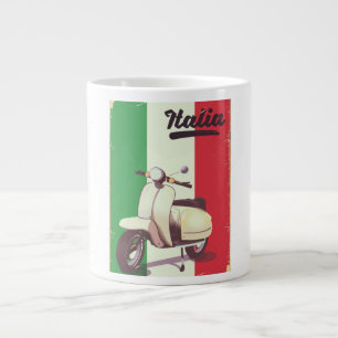 Italia Scooter Vintage reisposter Grote Koffiekop